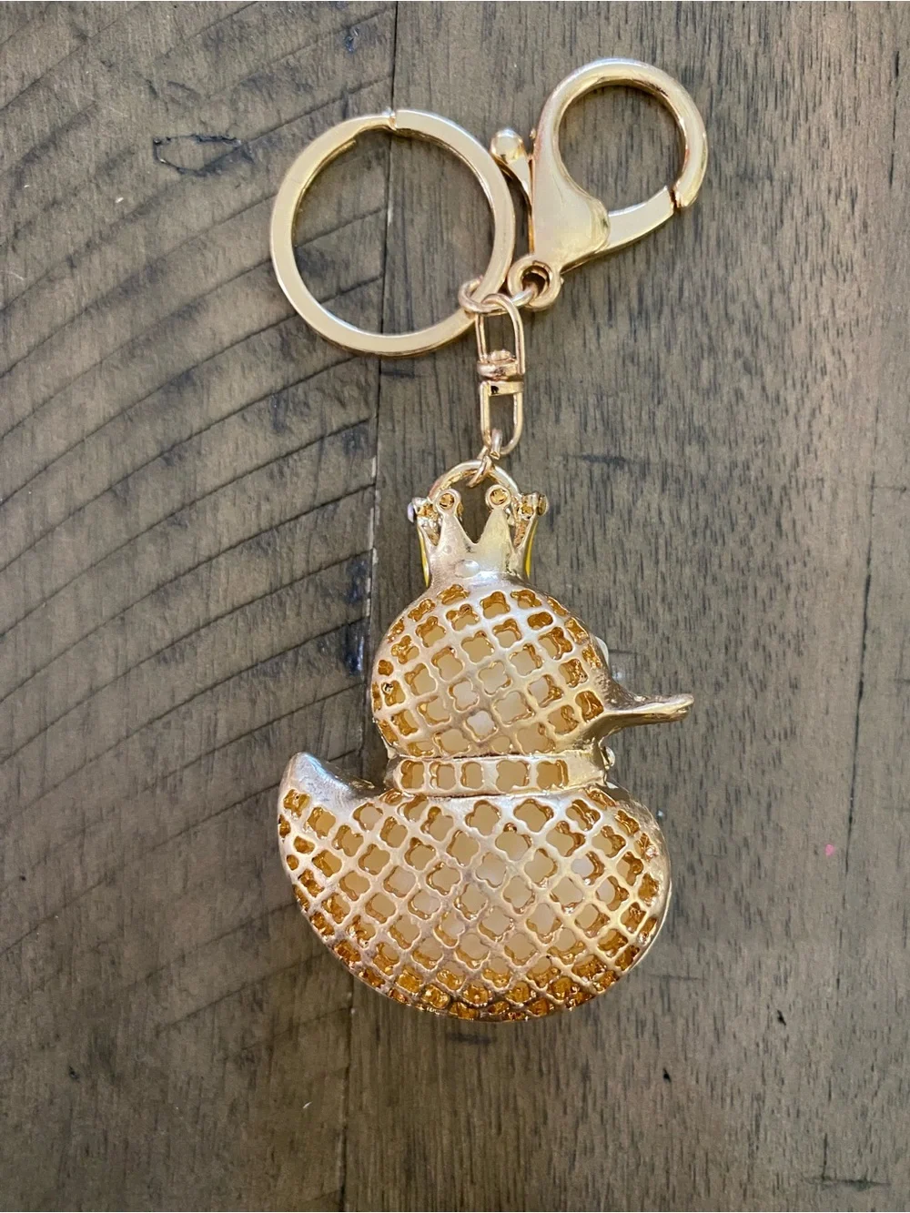 Royal Rubber Duck Bag Charm Keychain